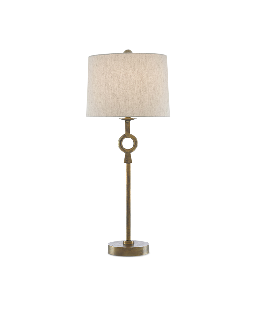 Currey & Co Germaine Brass Table Lamp | 6000-0530