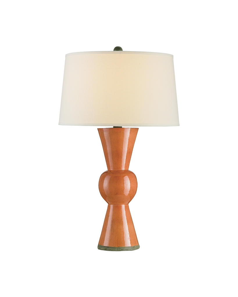 Currey & Co Upbeat Orange Table Lamp | 6351