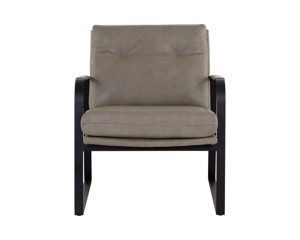 Sterling Lounge Chair - Missouri Stone Leather | Sunpan Furniture - 108724