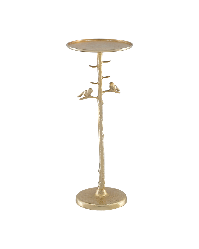 Currey & Co Piaf Gold Drinks Table | 4000-0063