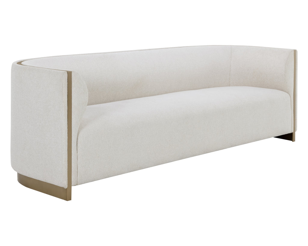 Larron Sofa - Rhea Light Barley | Sunpan Furniture - 110622