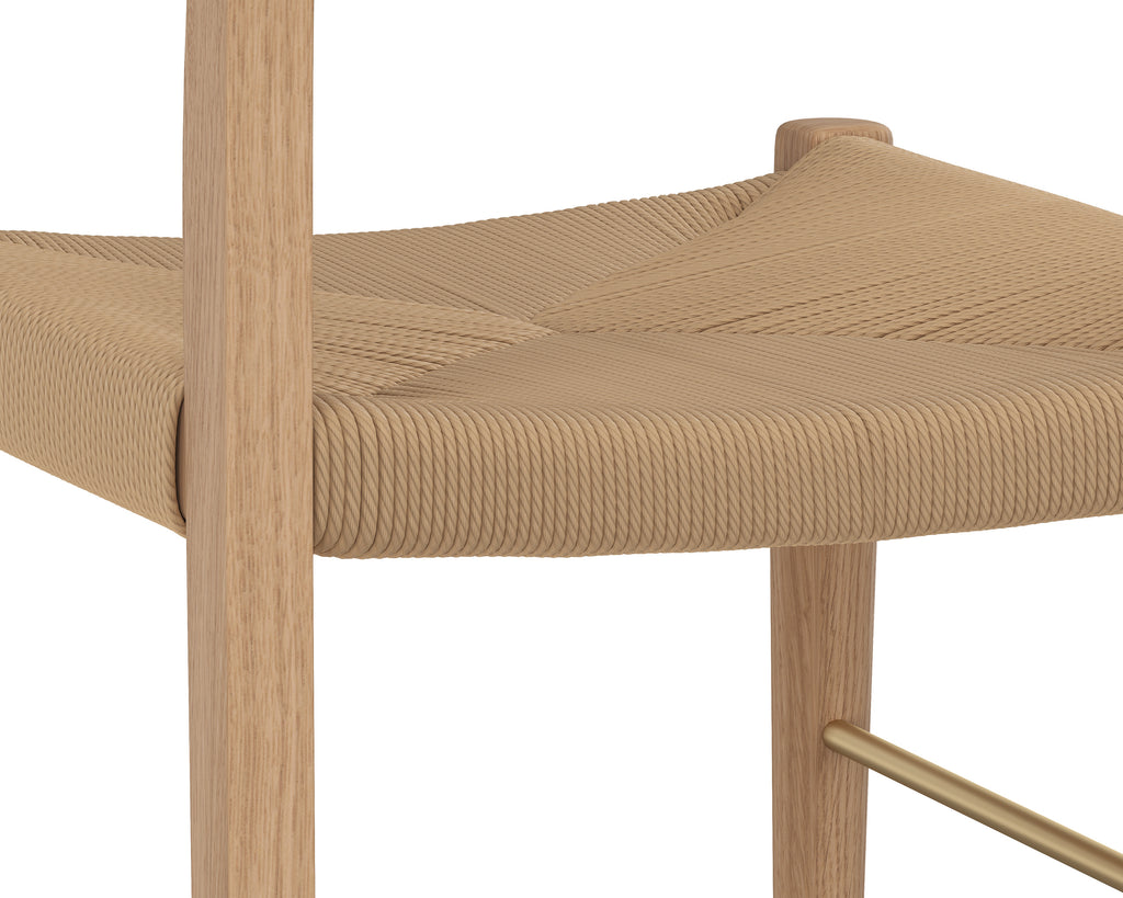 Bondi Counter Stool - Light Oak | Sunpan Furniture - 110982