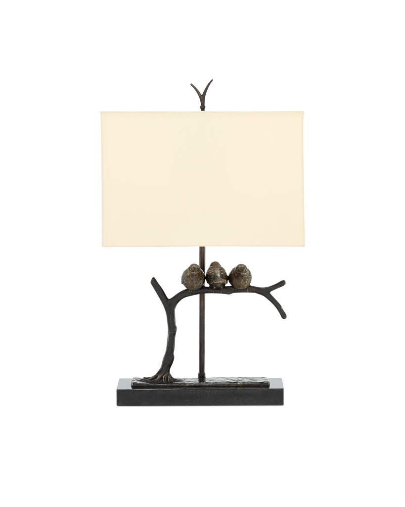 Currey & Co Sparrow Bronze Table Lamp | 6000-0240