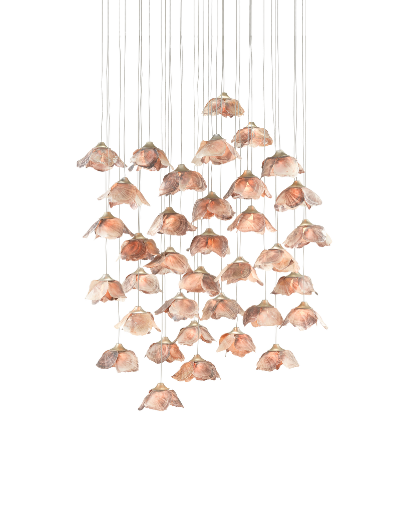 Currey & Co Catrice 36-Light Round Multi-Drop Pendant | 9000-0680