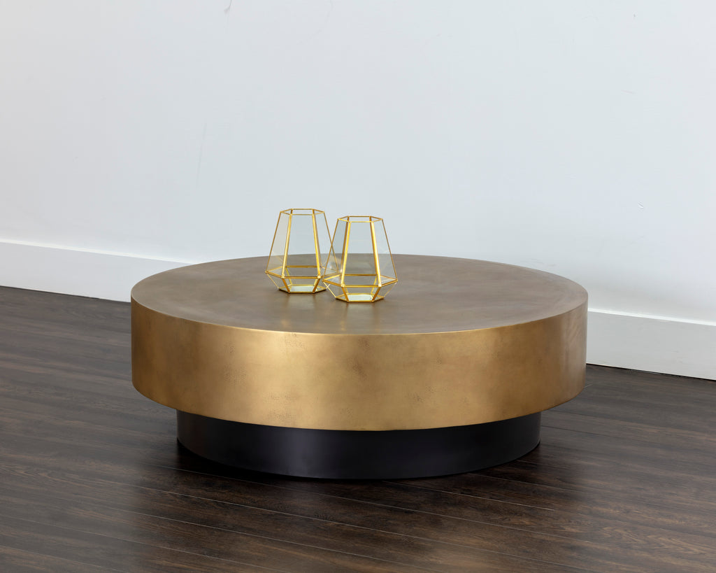 Bernaby Coffee Table - Antique Brass | Sunpan Furniture - 106005