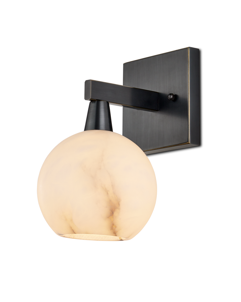 Currey & Co Bombelles Bronze Bath Wall Sconce | 5800-0042