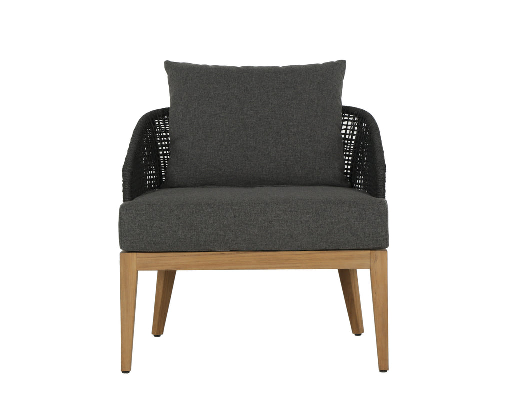 Capri Lounge Chair - Natural - Gracebay Grey | Sunpan Furniture - 109478