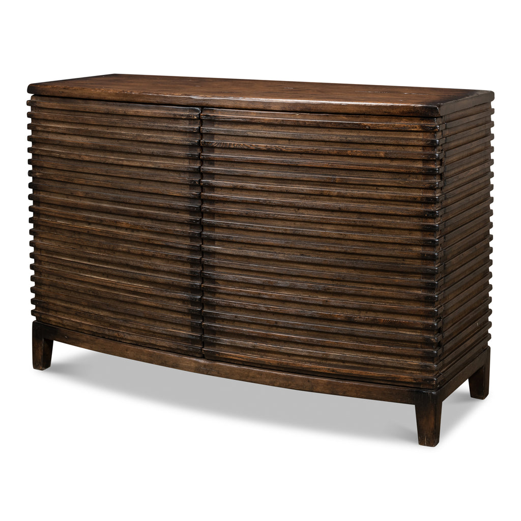 Ribbed Remington Small Sideboard | Sarreid - 52750