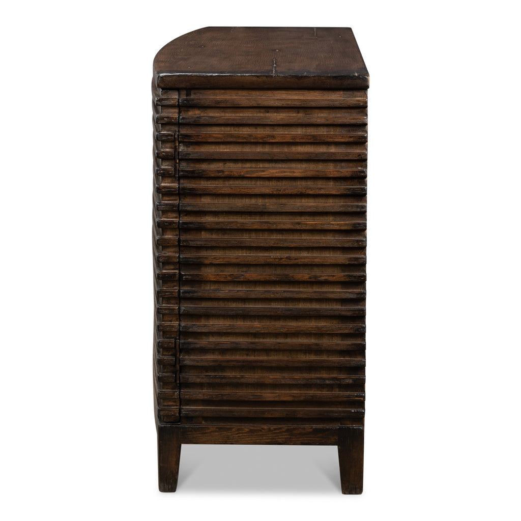 Ribbed Remington Small Sideboard | Sarreid - 52750