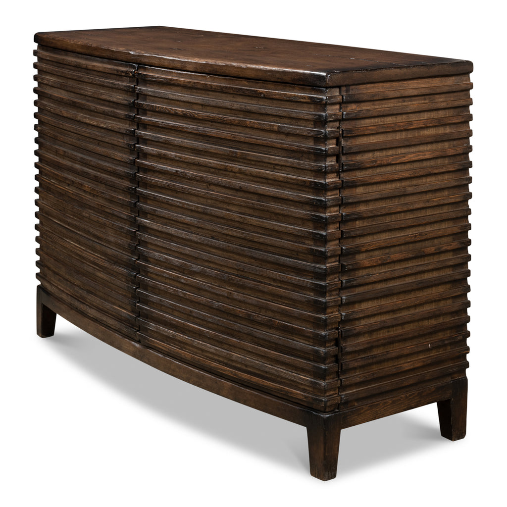 Ribbed Remington Small Sideboard | Sarreid - 52750