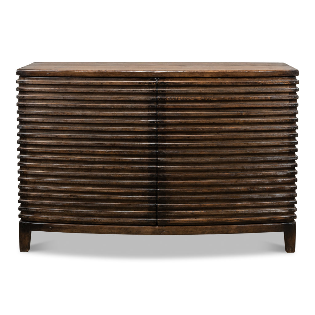 Ribbed Remington Small Sideboard | Sarreid - 52750