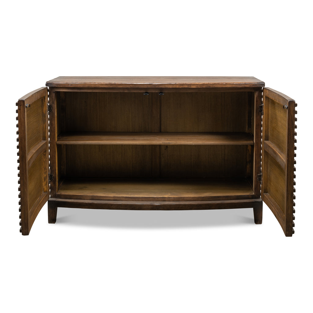 Ribbed Remington Small Sideboard | Sarreid - 52750