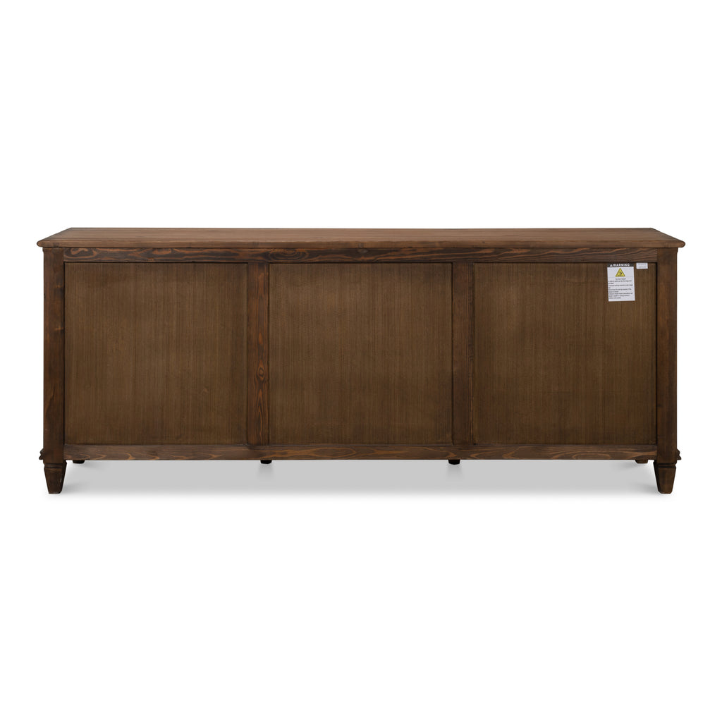 French Country Sideboard Old Pine Stain | Sarreid - 52756