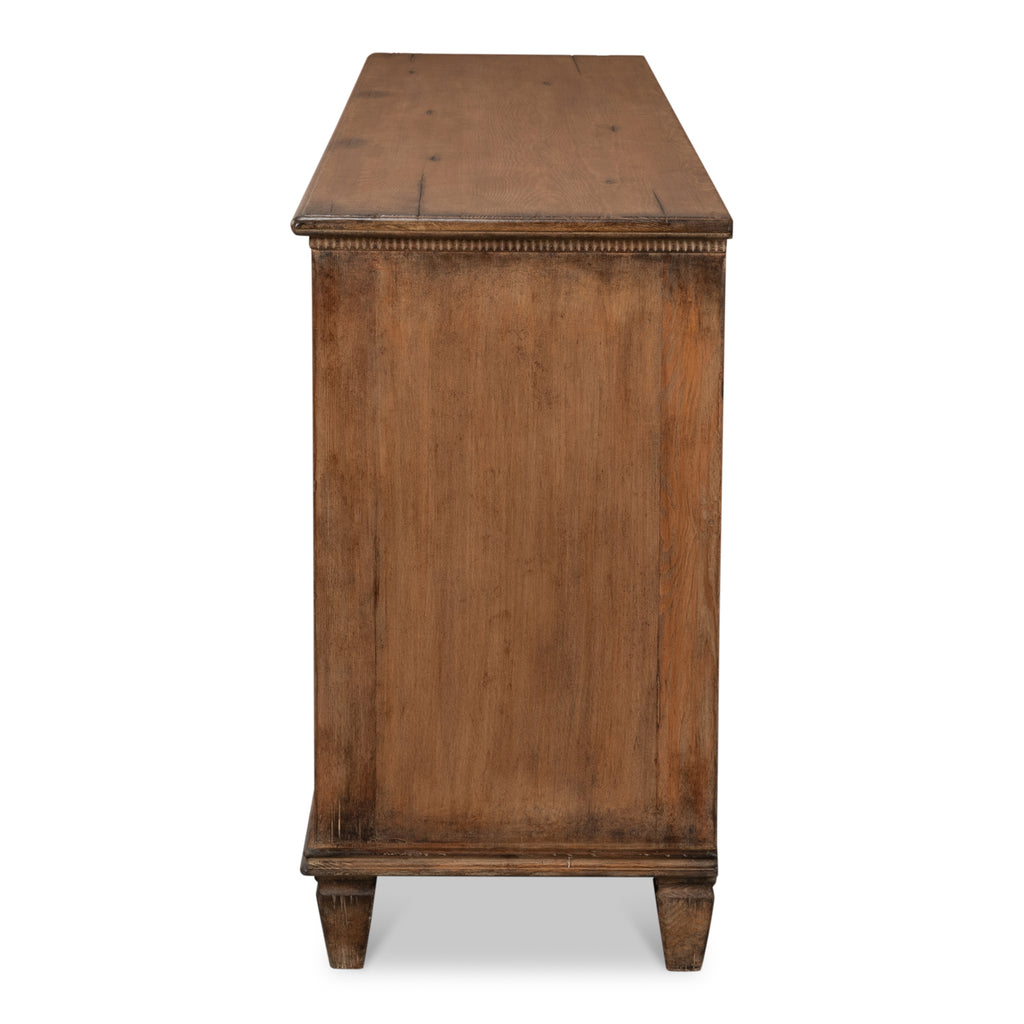 French Country Sideboard Old Pine Stain | Sarreid - 52756