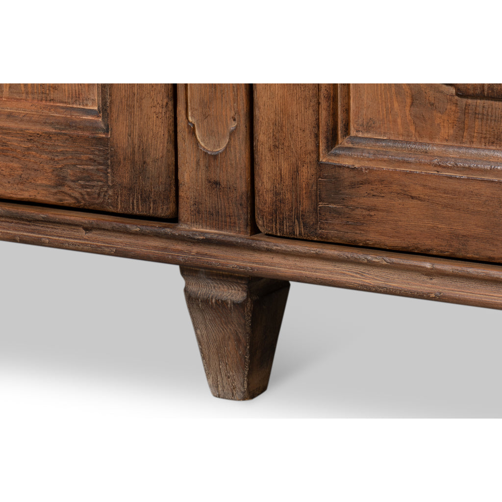 French Country Sideboard Old Pine Stain | Sarreid - 52756