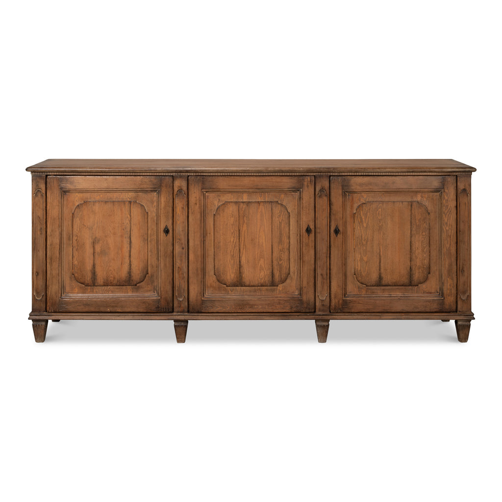 French Country Sideboard Old Pine Stain | Sarreid - 52756