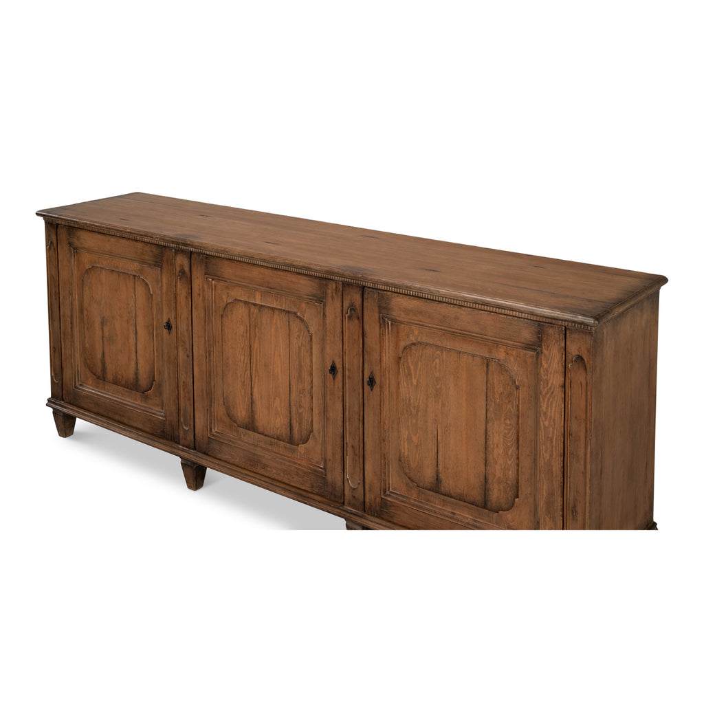 French Country Sideboard Old Pine Stain | Sarreid - 52756