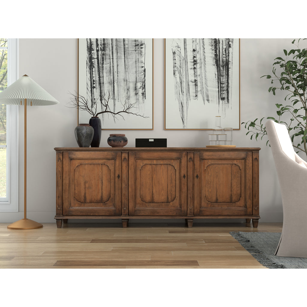 French Country Sideboard Old Pine Stain | Sarreid - 52756