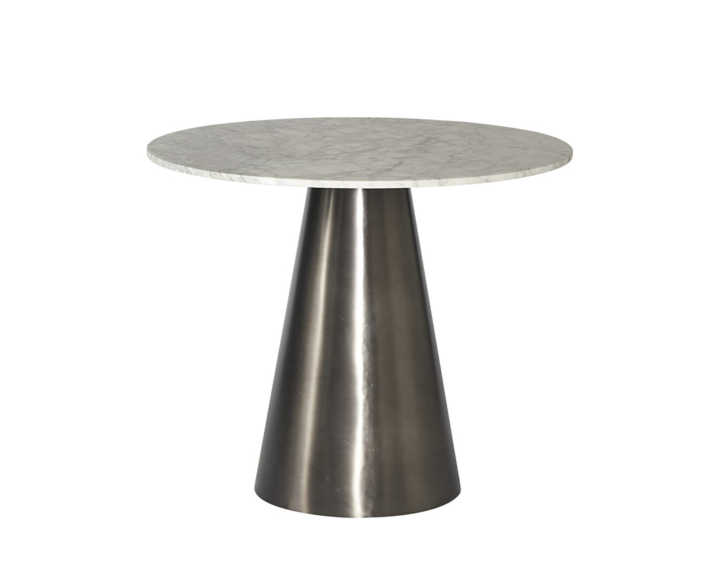 Damon Bistro Table - Gunmetal - 35.5" | Sunpan Furniture - 104425