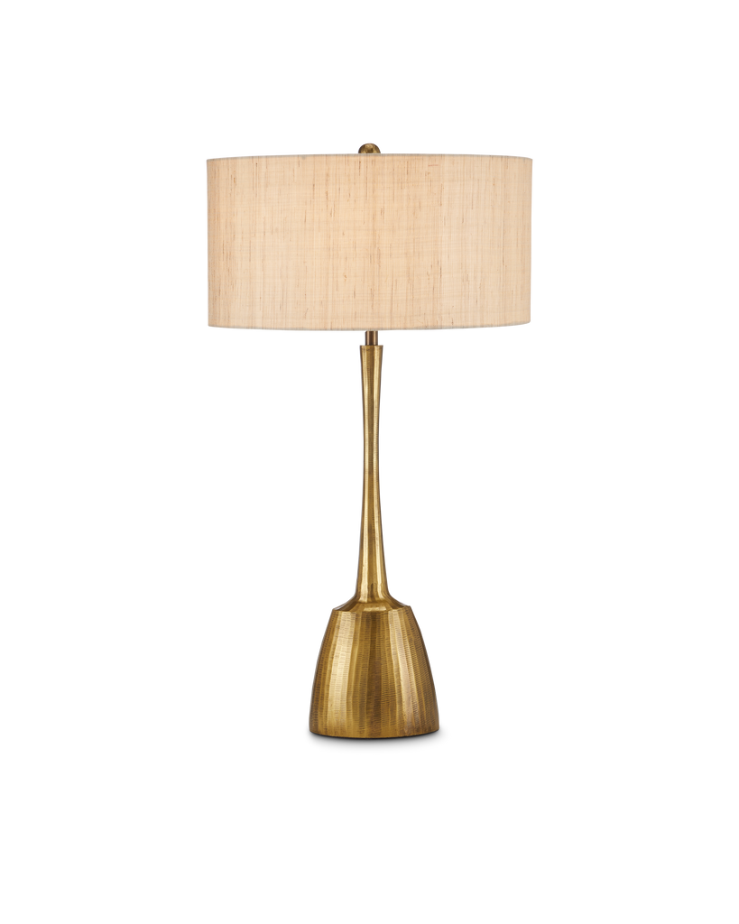 Currey & Co Cheenee Brass Table Lamp | 6000-0861