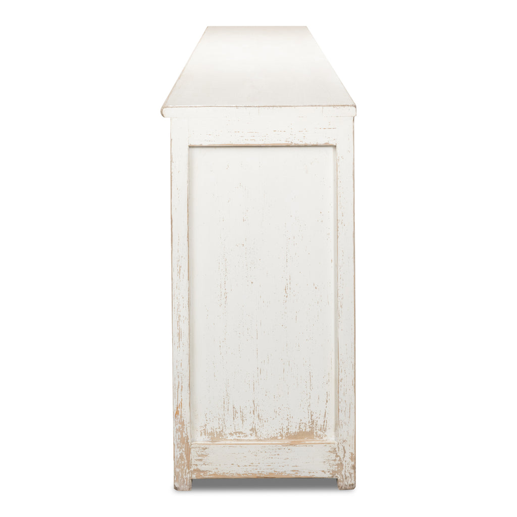 Eight Is Enough Sideboard Whitewash | Sarreid - 53045