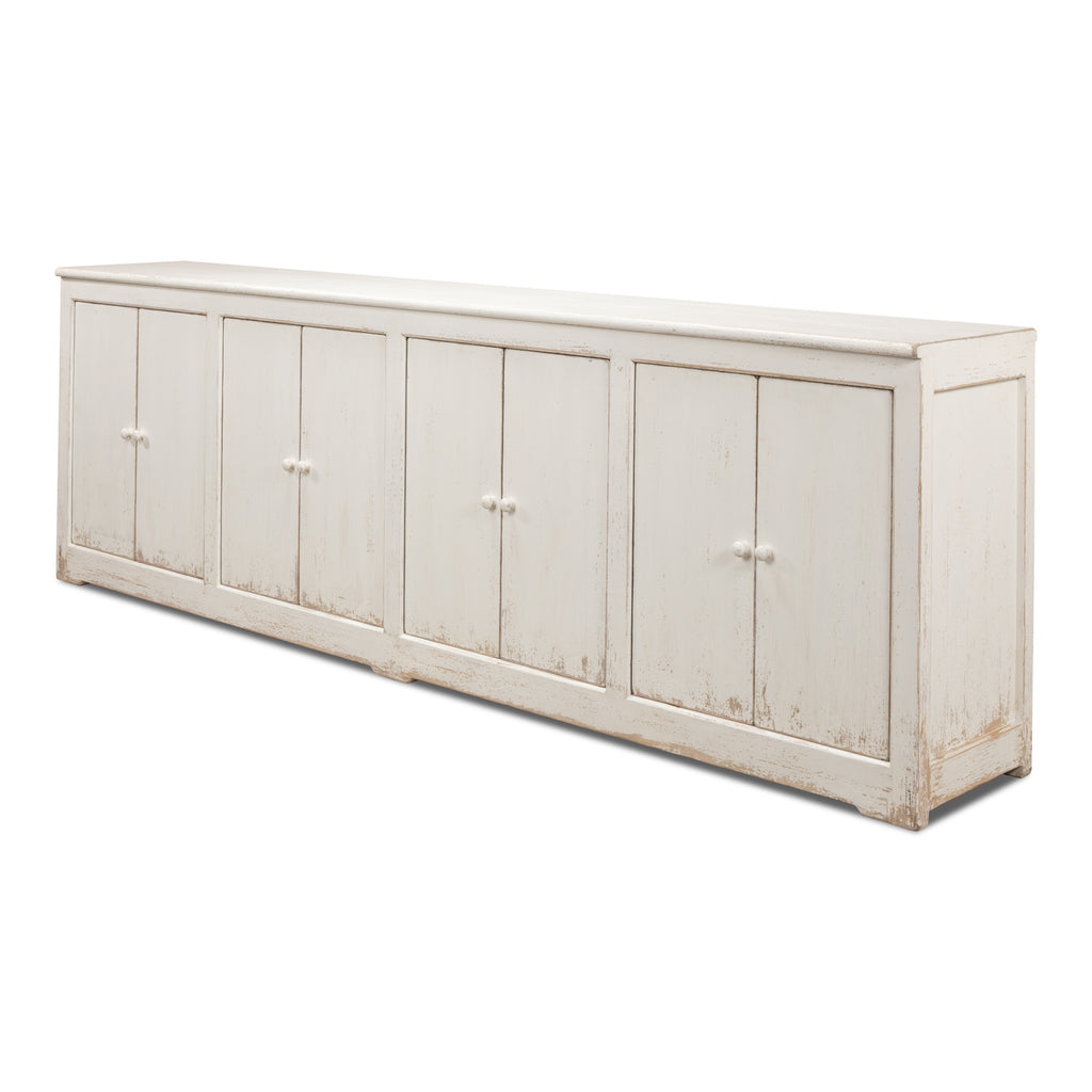 Eight Is Enough Sideboard Whitewash | Sarreid - 53045