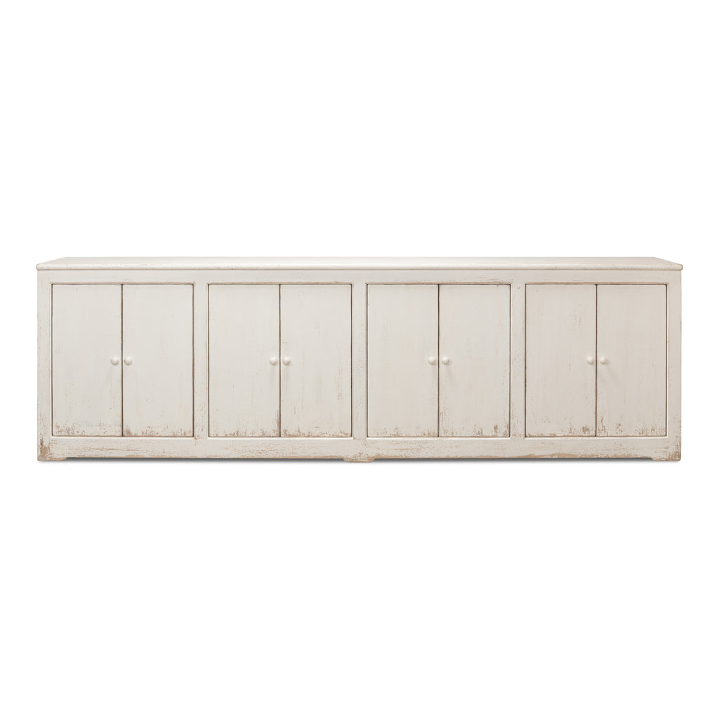 Eight Is Enough Sideboard Whitewash | Sarreid - 53045