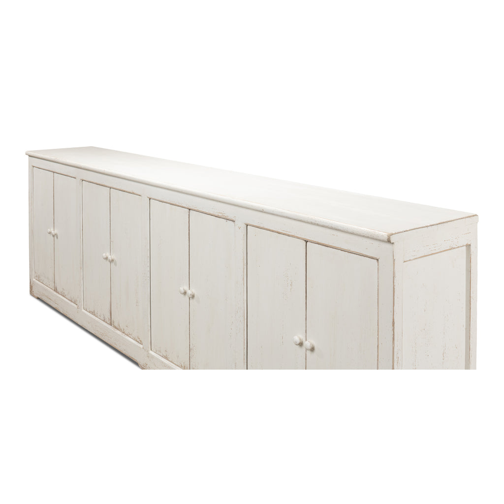 Eight Is Enough Sideboard Whitewash | Sarreid - 53045