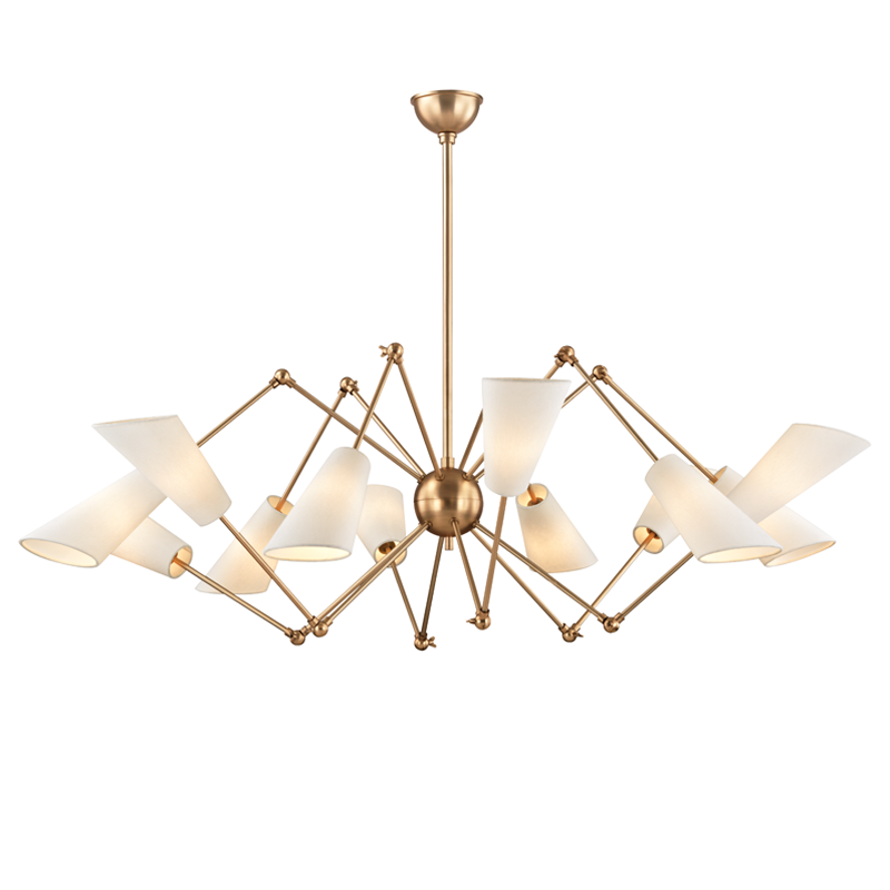 Buckingham Chandelier | Hudson Valley Lighting - 5312-AGB