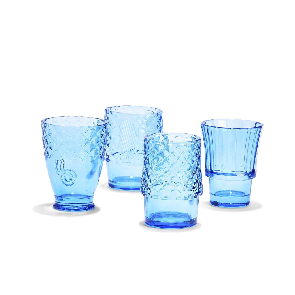 Two's Company Under The Sea S/4 Fish Glasses