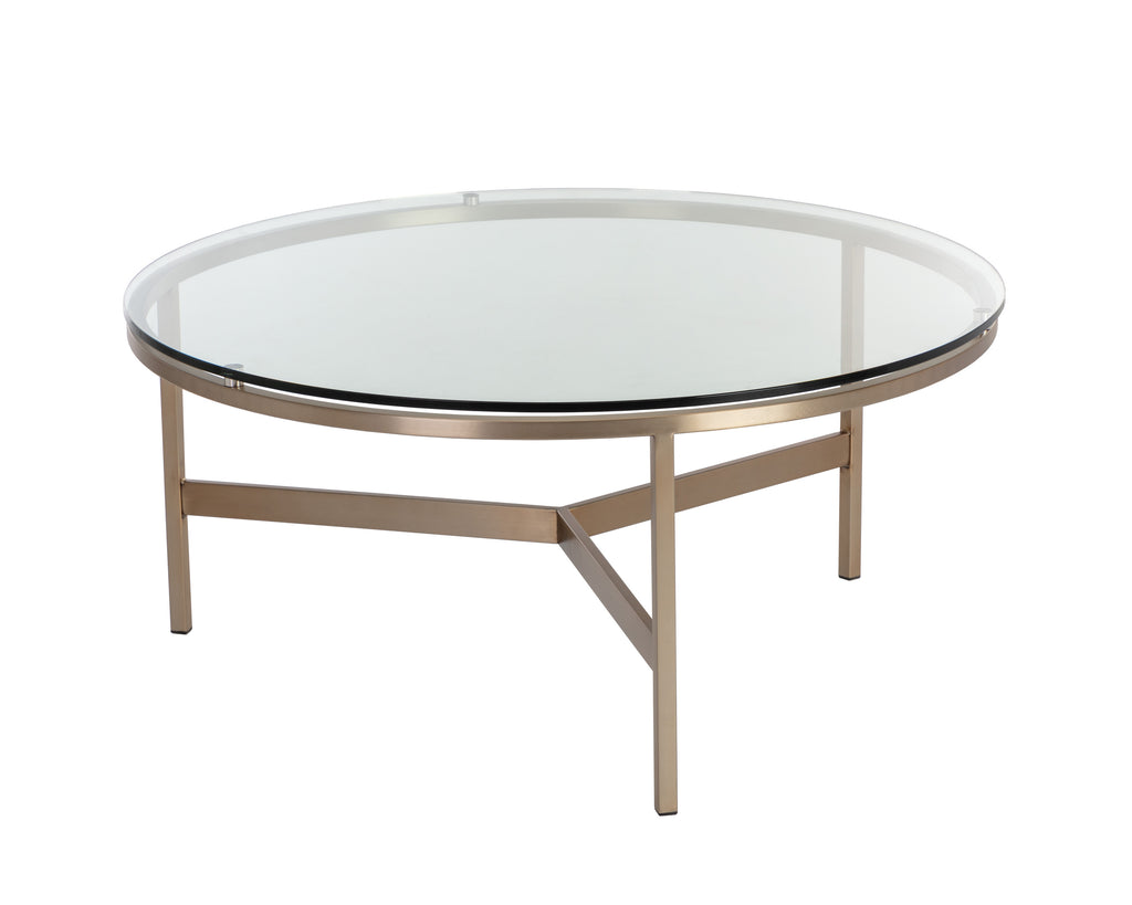 Flato Coffee Table - Antique Brass | Sunpan Furniture - 109185