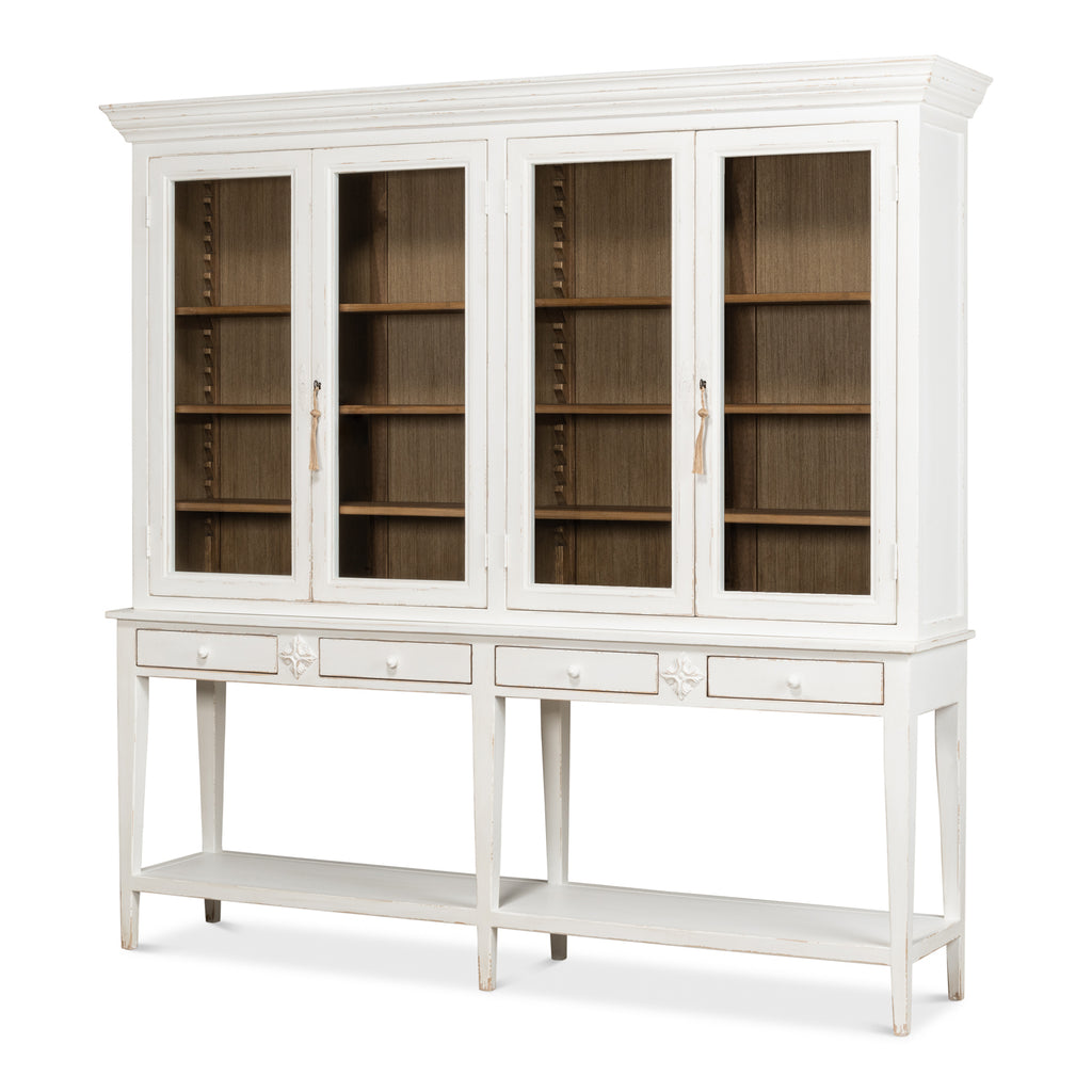 Beacon Hill Display Case White | Sarreid Ltd - 53232