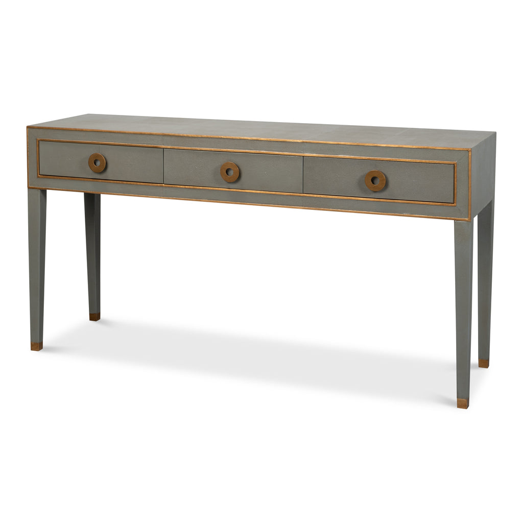 Gabriella Console Storm Grey | Sarreid Ltd - 53393