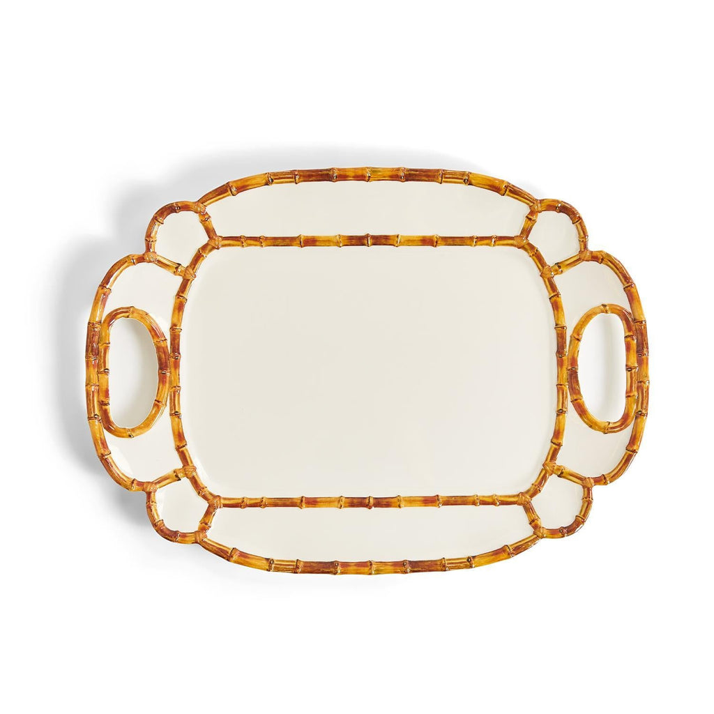 Two's Company Bamboo Touch Platter