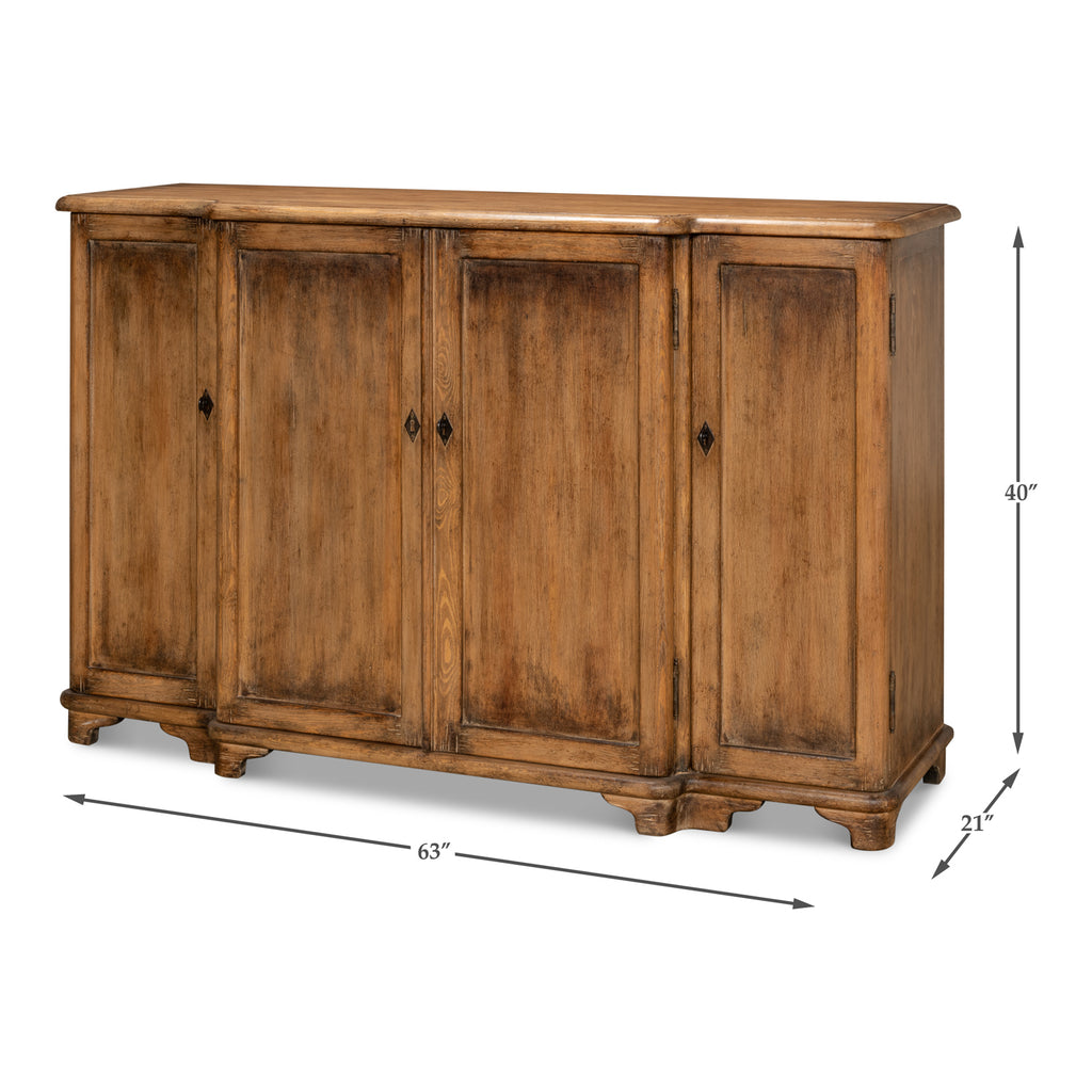 Entree' Sideboard Brown Finish | Sarreid - 53585-2