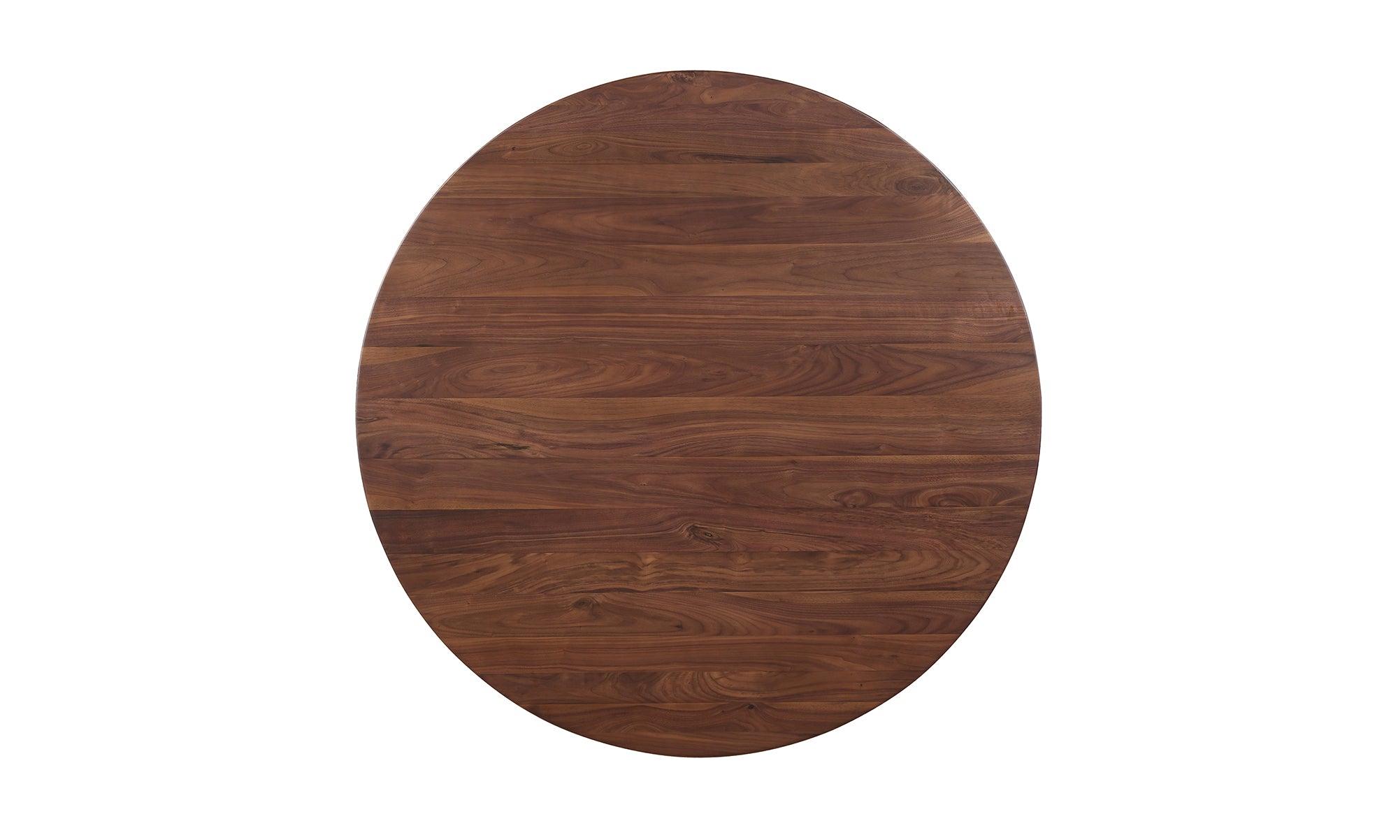 SILAS ROUND DINING TABLE WALNUT | Moe's Home Collection - BC-1100-24