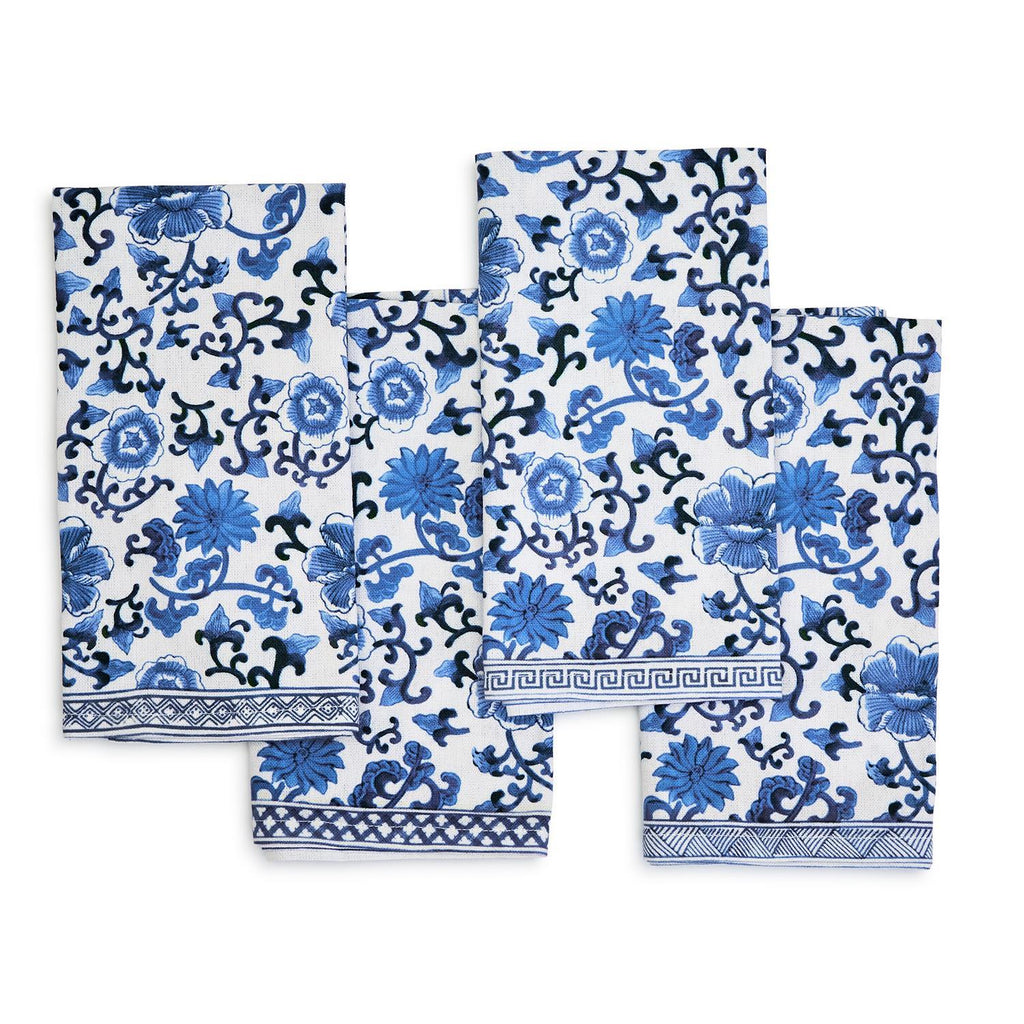 Two's Company S/4 Chinoiserie Napkins