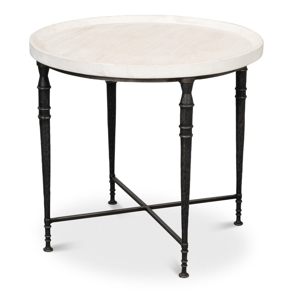 Nathaniel Elegance Side Table | Sarreid Ltd - 53767