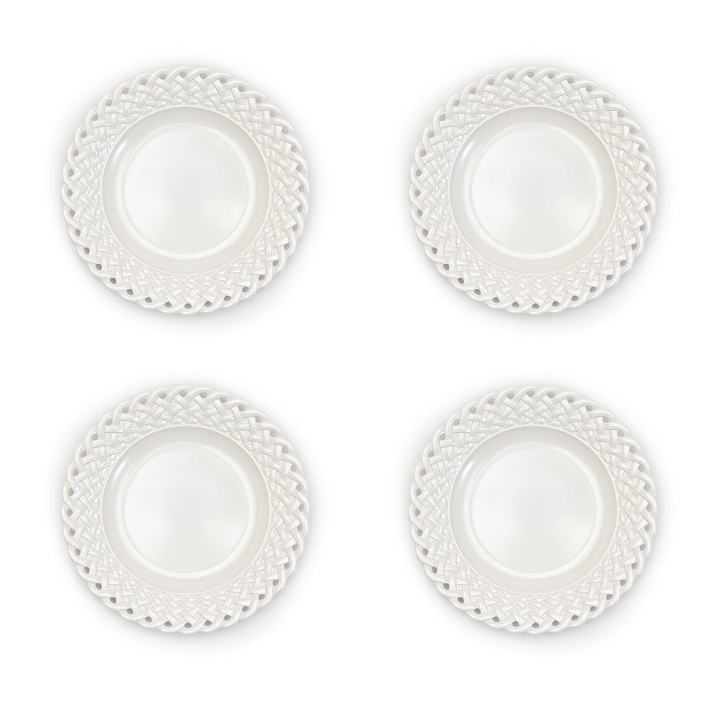 Two's Company S/4 Lattice Salad / Dessert Plates