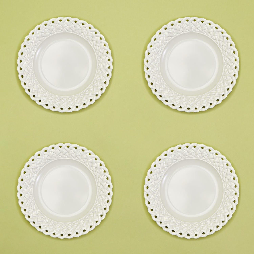 Two's Company S/4 Lattice Salad / Dessert Plates