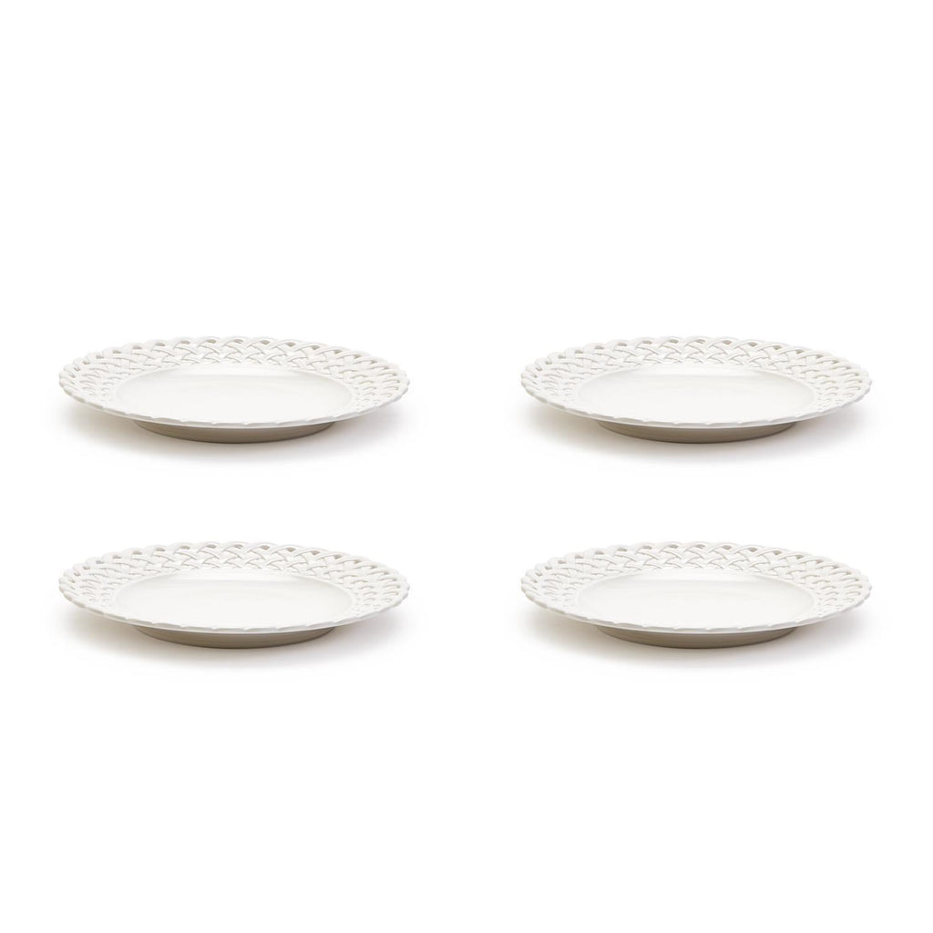 Two's Company S/4 Lattice Salad / Dessert Plates