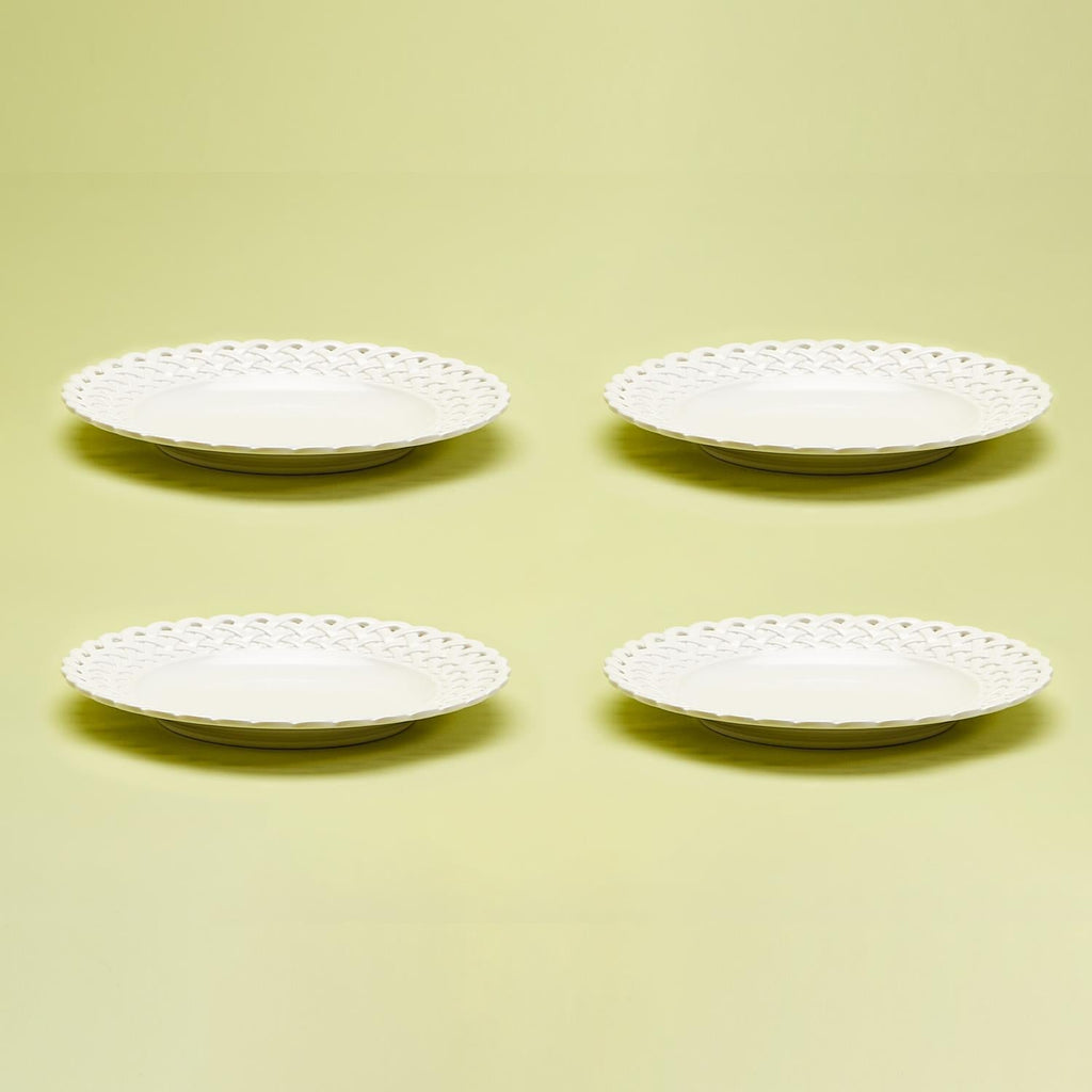 Two's Company S/4 Lattice Salad / Dessert Plates