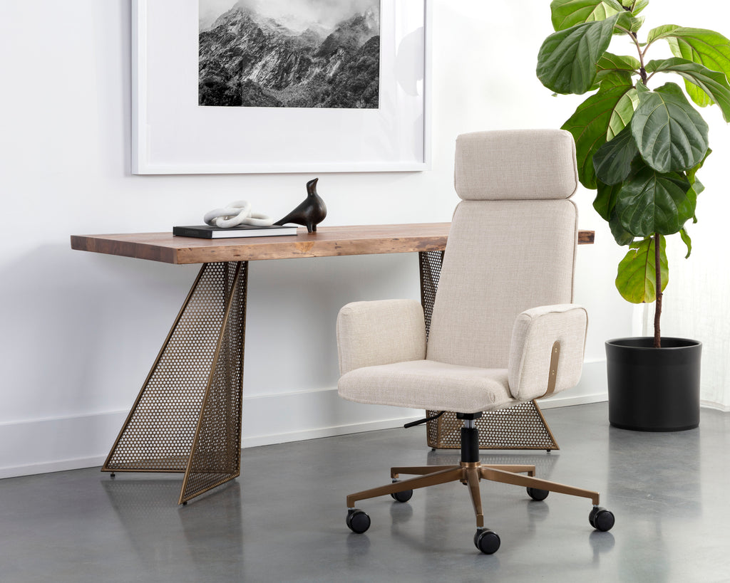 Kalev Office Chair - Chacha Cream | Sunpan Furniture - 110264