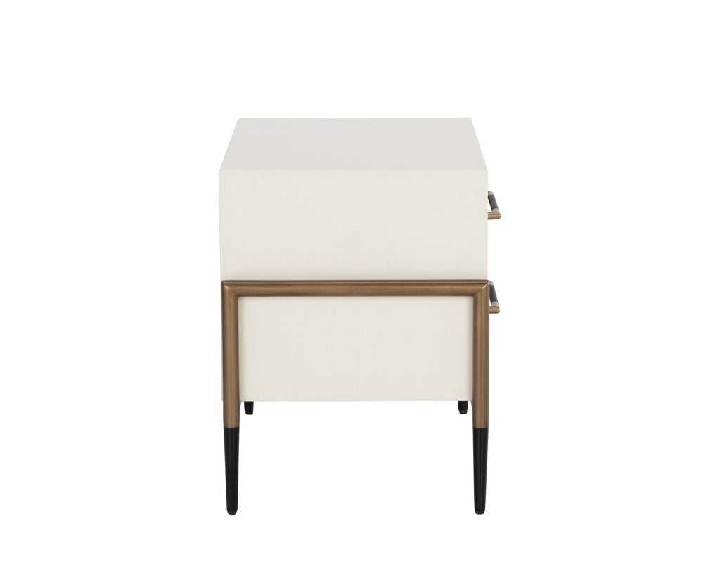 Weldrick Nightstand - Oyster | Sunpan Furniture - 110813