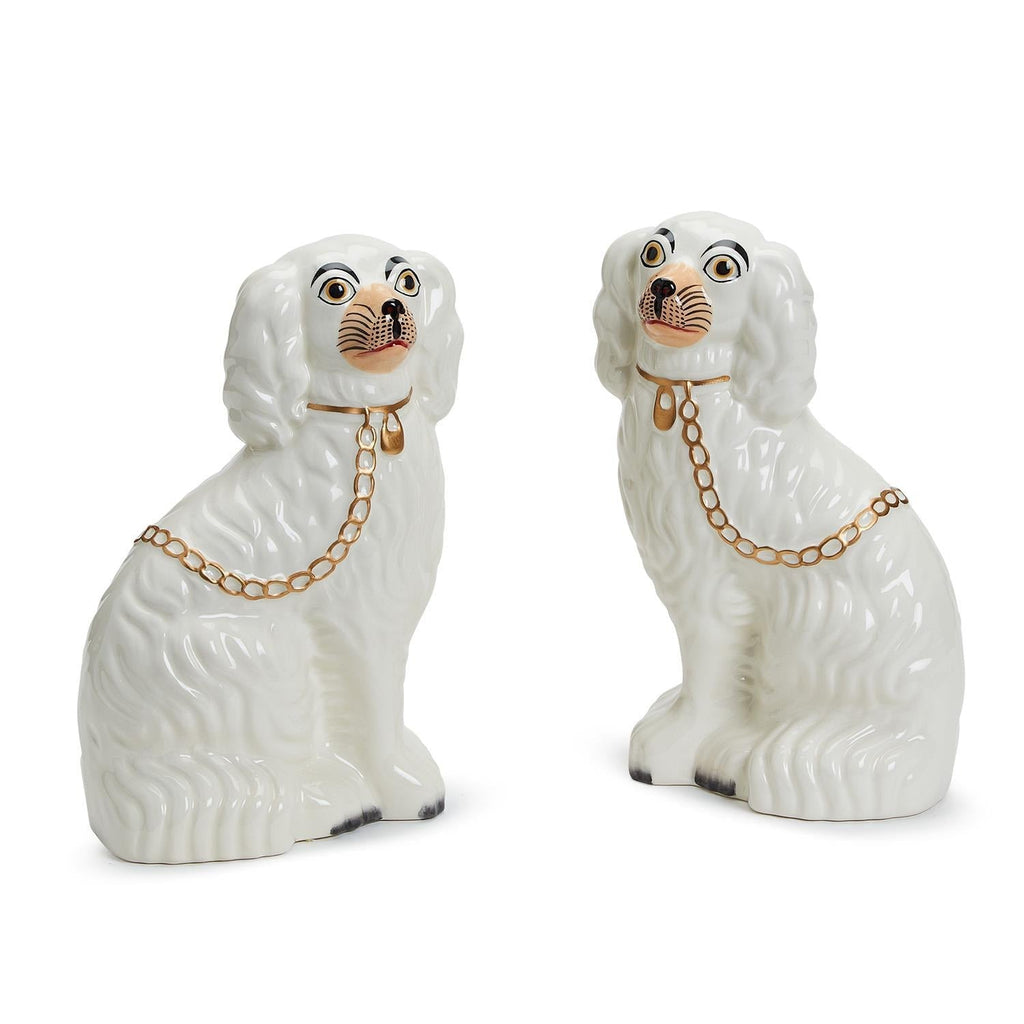 Set of 2 Staffordshire Dog Statues