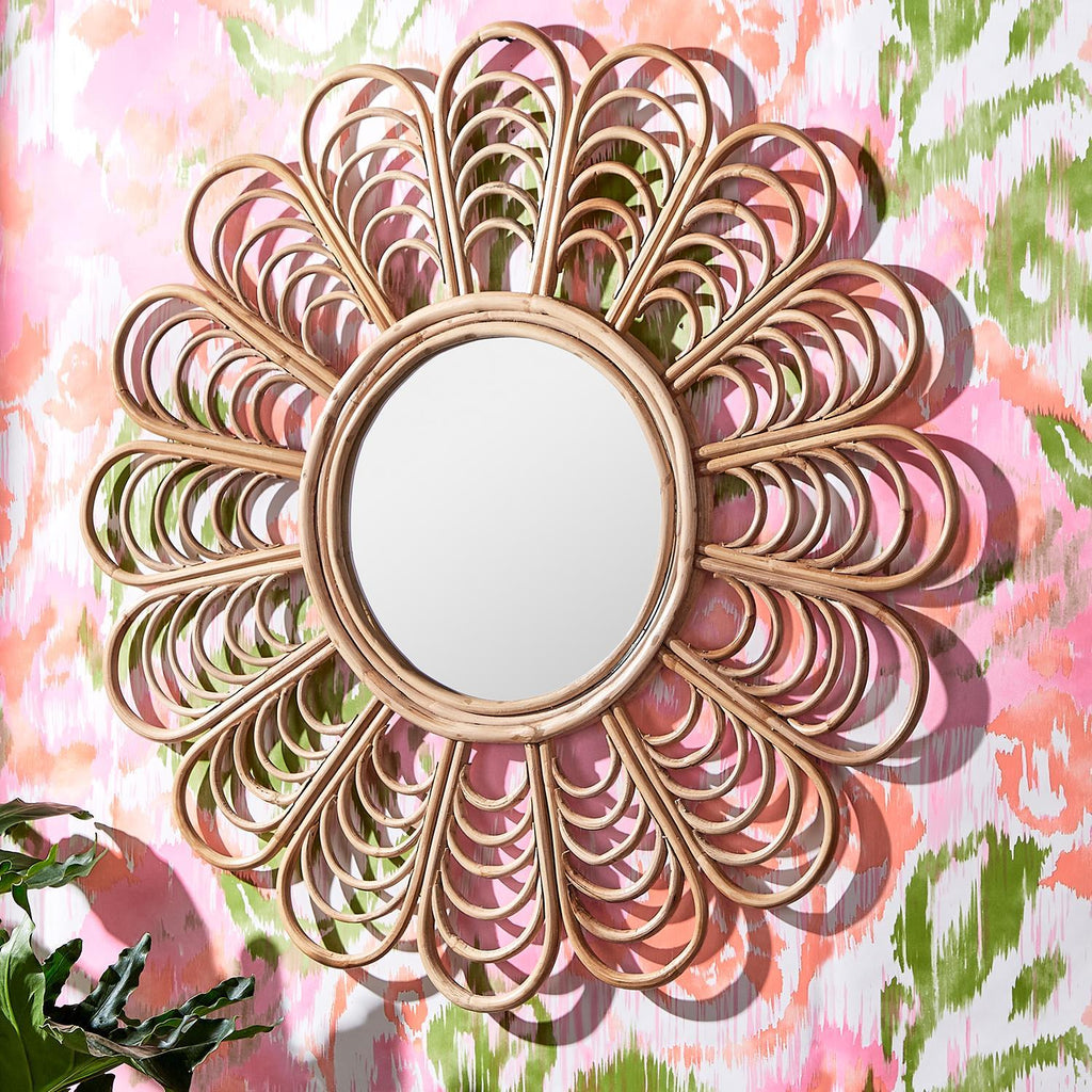 Flower Shaped Wall Mirror