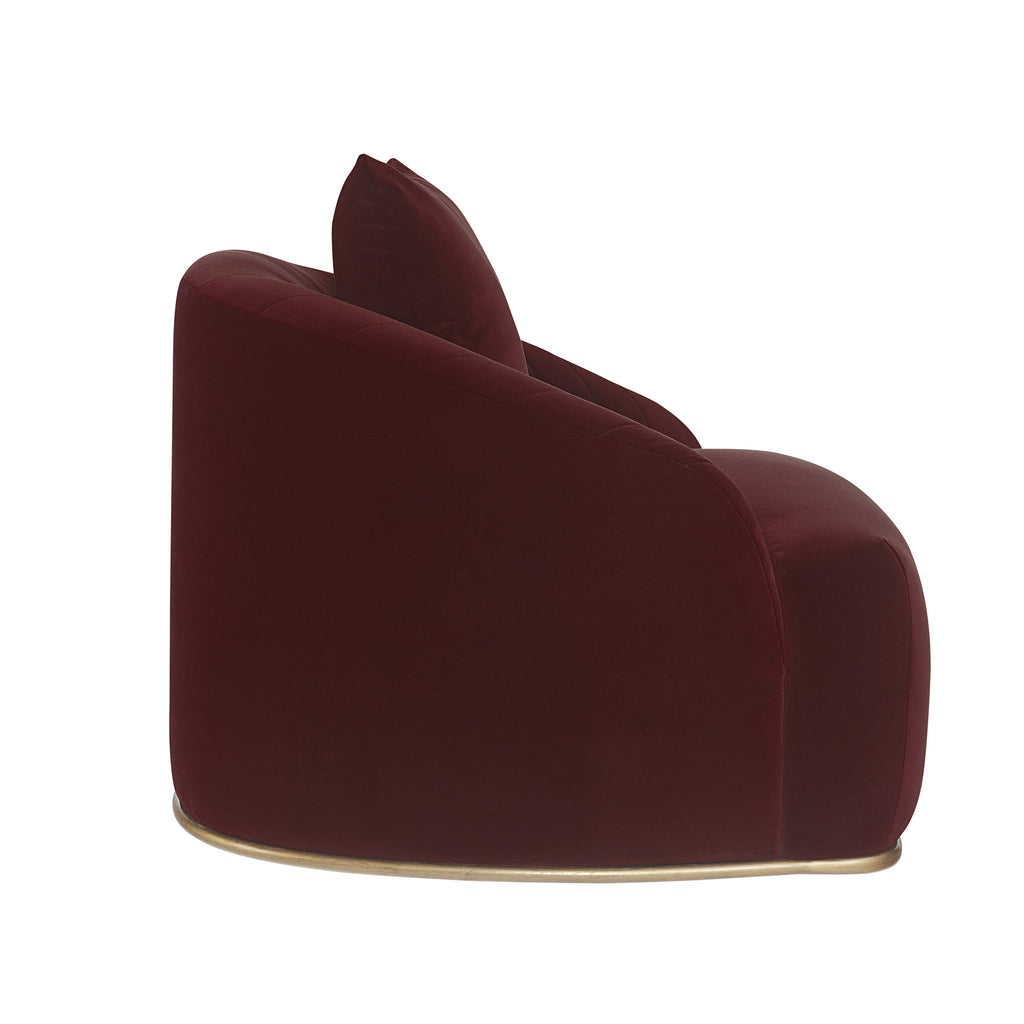 Astrid Armchair - Merlot | Sunpan Furniture - 104138