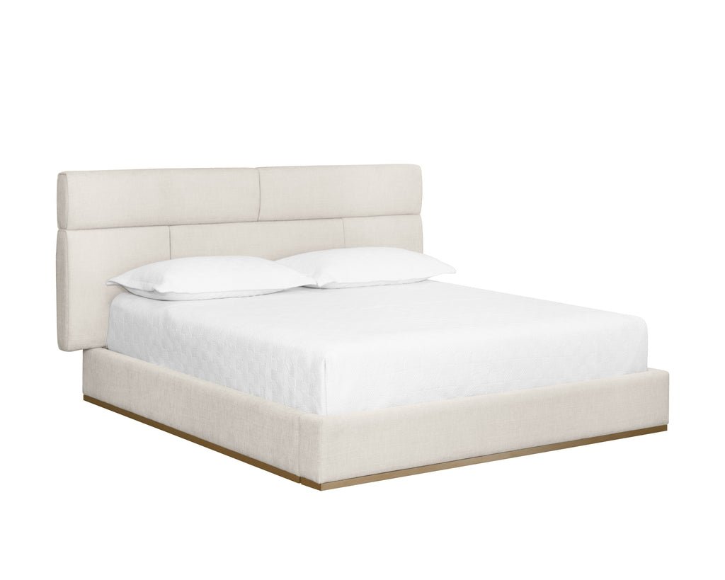 Beckham Bed - King - Chacha Cream | Sunpan Furniture - 108482