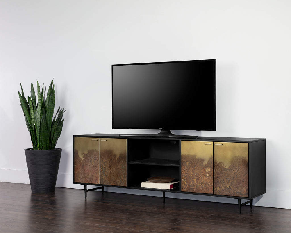 Auburn Media Console And Cabinet | Sunpan Furniture - 110236