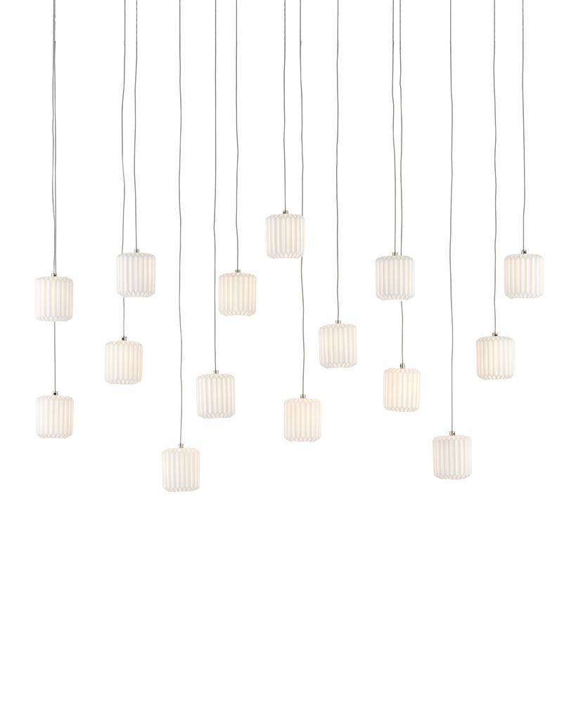 Currey & Co Dove 15-Light Linear Multi-Drop Pendant | 9000-0713